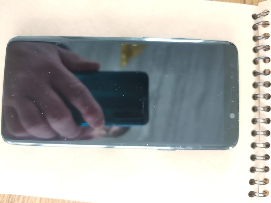 Samsung S9+ не рабочий. Включили в зарядное от ноутбука.