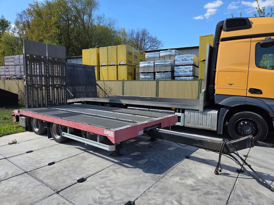ZANNER ZTL 14 hydrauliczne najazdy transport maszyn pojazdów podnośników pomoc drogowa przewóz pojazdów wózków widłowych  ZANNER ZTL14 hydrauliczne najazdy transport maszyn pojazdów podnośnik