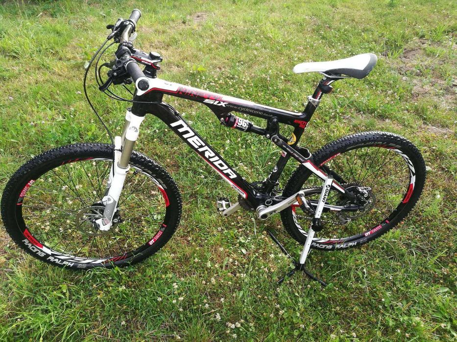 rower Merida ninety six carbon rock shox deore XT fuel