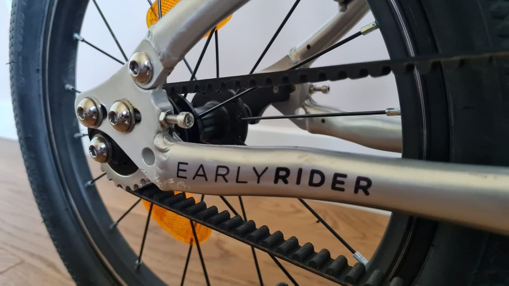 Rowerek Early Rider Belter 16 cali srebrny lekki