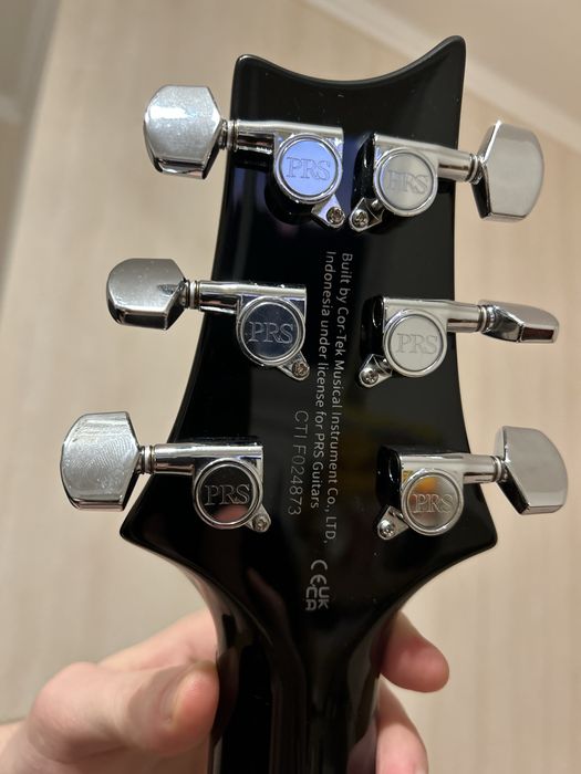 PRS SE Custom 24 Floyd Rose Charcoal Burst — состояние новой