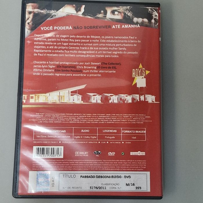 DVD Passado Desconhecido
