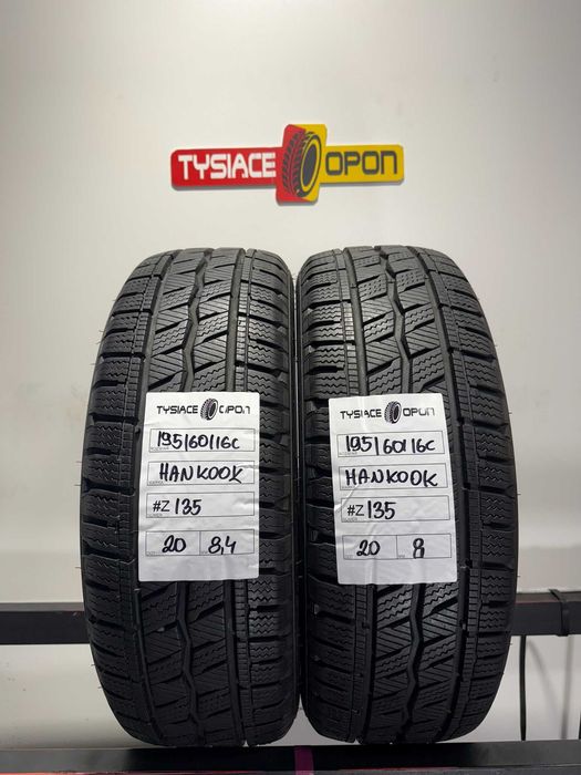 Opony Zimowe 195/60/16C Hankook WinterIceptLV #Z135