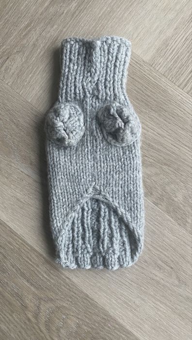 Sweter dla psa szary xxs xs maltańczyk york mały mini