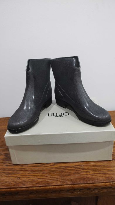 Damskie kalosze marki Liu Jo, model Benedicte Antracite. 39/40