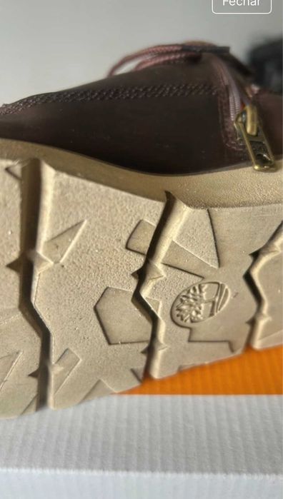 Botas Timberland em Pele | Castanho Escuro | Com Caixa Original