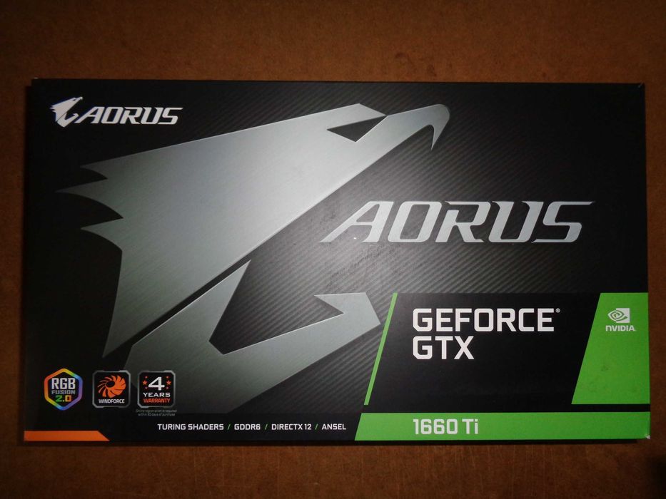[Used] AORUS GeForce GTX 1660 Ti 6G Graphics Card64740895635842121
