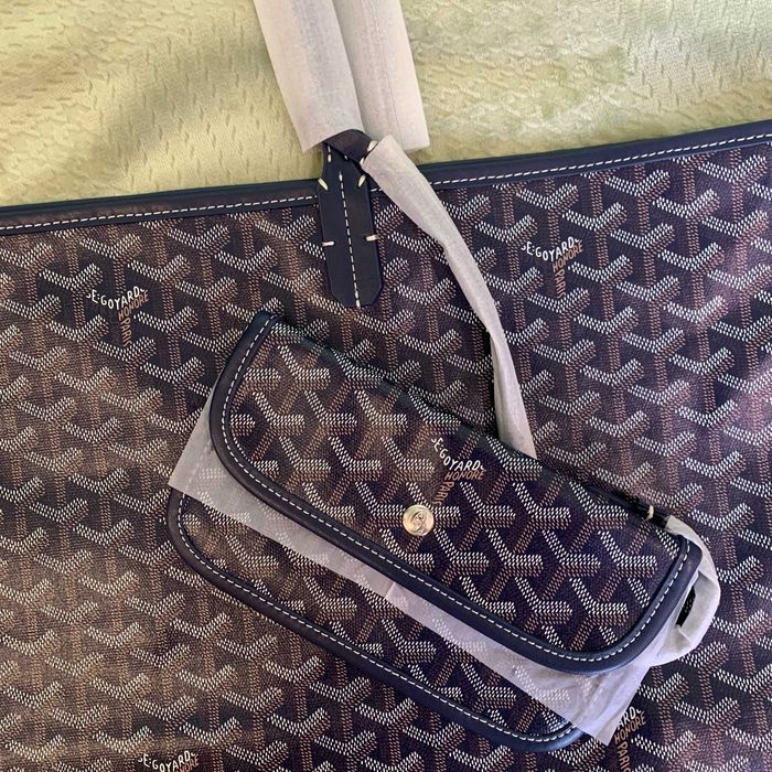 Torba w kolorze niebieskim-Goyard