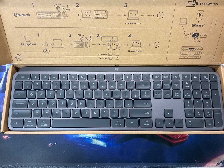 Клавіатура Logitech MX Keys S Graphite, як нова