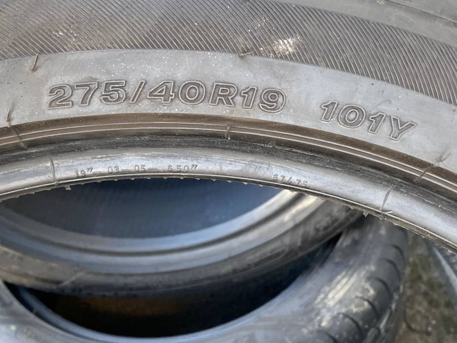 GoAuto шини BridgeStone 275/40 R19, 6.1mm, 2017рік, пара, Київ