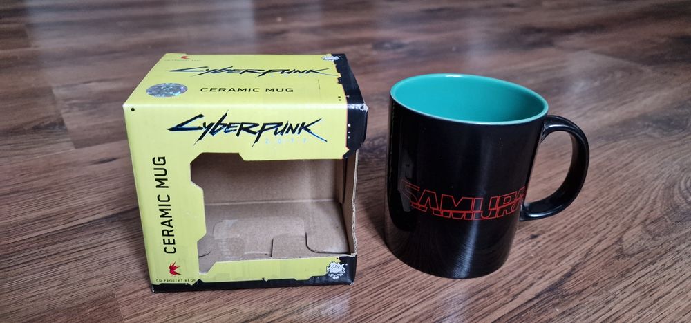 Cyberpunk 2077 kubek johny silverhand oryginalny unikat. Nowy.