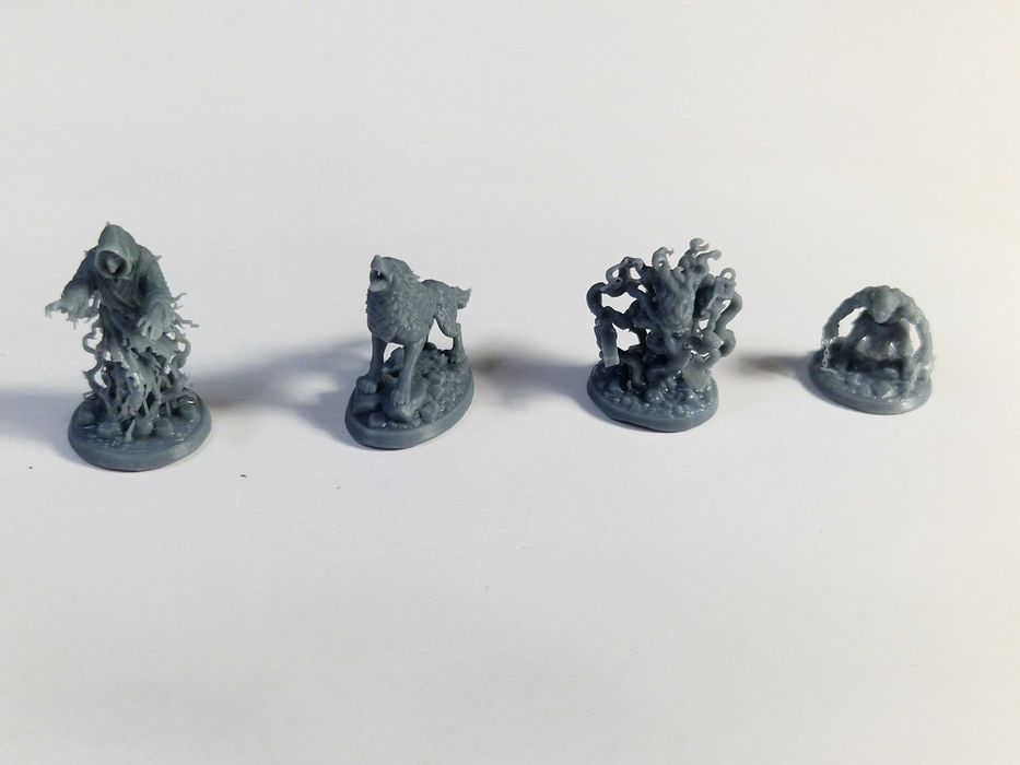 18 figurek potworów do Talisman Magia i Miecz druk 3D żywica