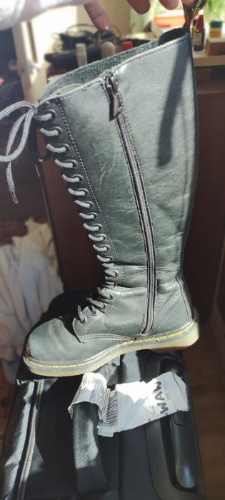 Сапоги кожаные Dr. Martens (берцы)