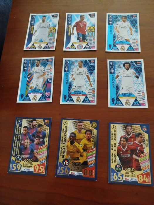 Cartas Champions league