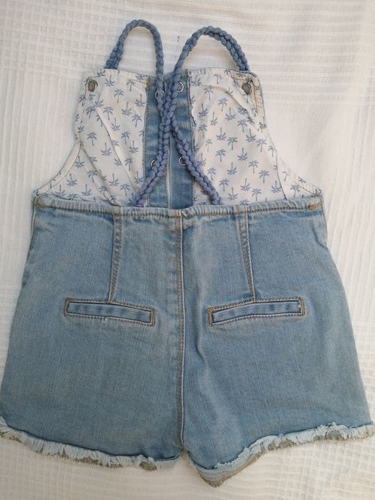 Zara r. 80 spodenki spodnie dżinsowe jeansy