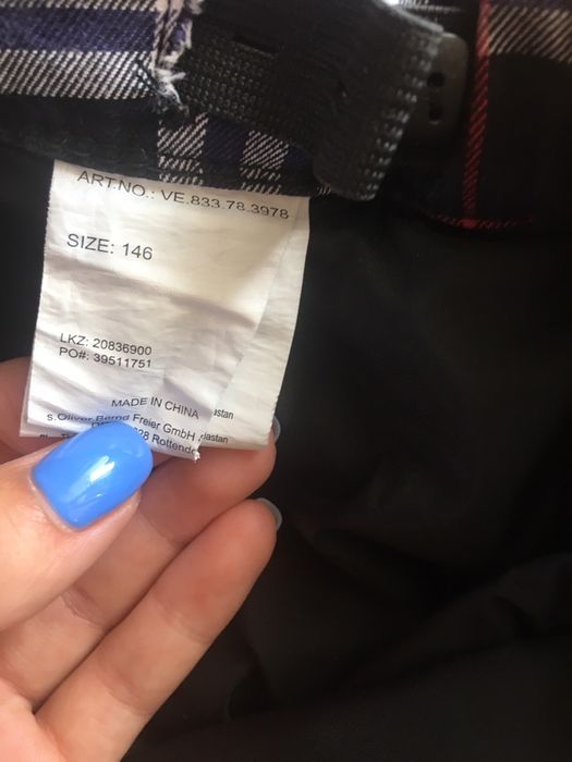 Міні спідниця в клітинку S.Oliver