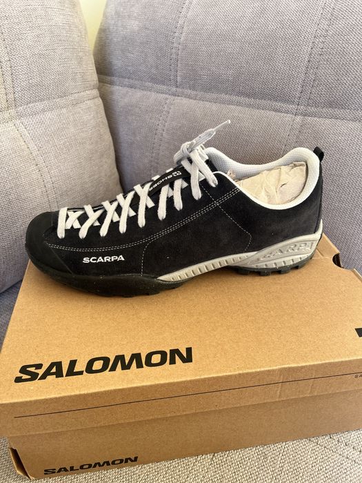 Buty podejściowe scarpa Mojito Czarne Zamszowe – Klasyk Trekking / Outdoor
