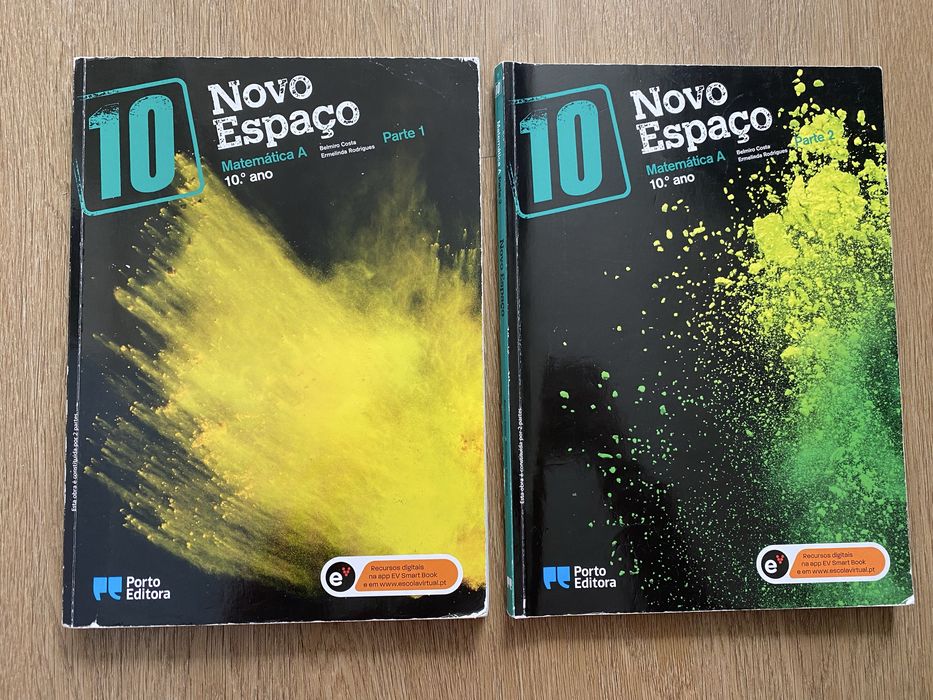 Manuais Matemática A 10°ano “Novo Espaço”