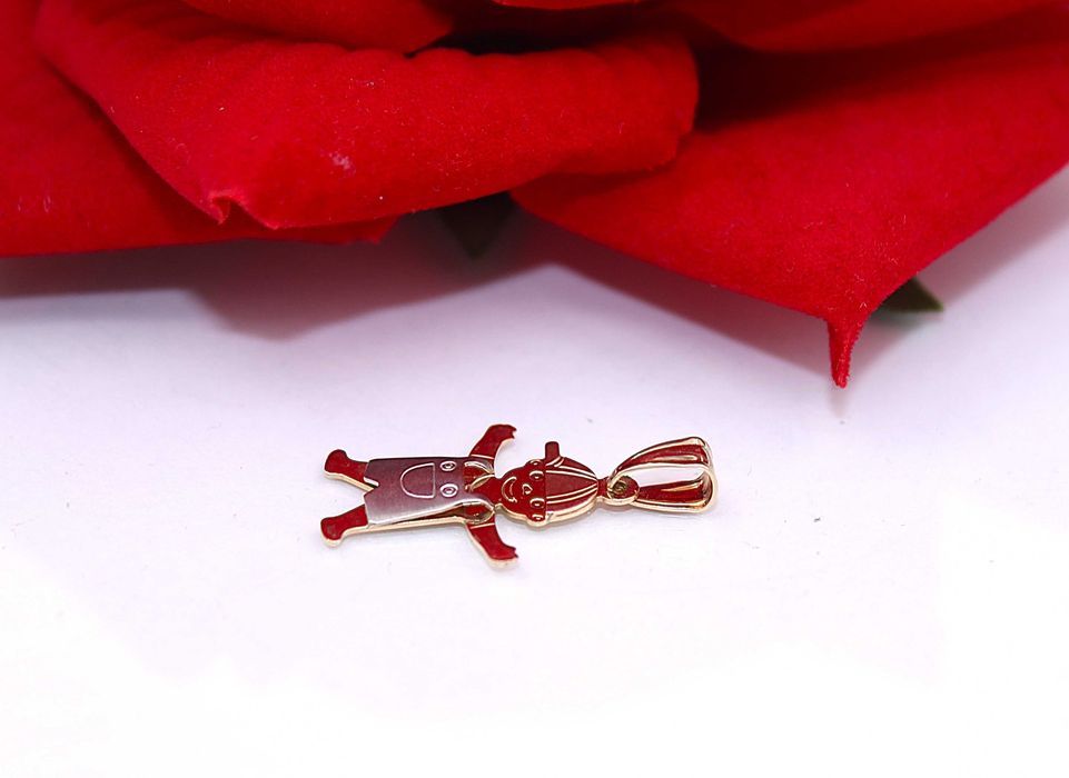 Złota zawieszka p.585/1,30g - chłopczyk