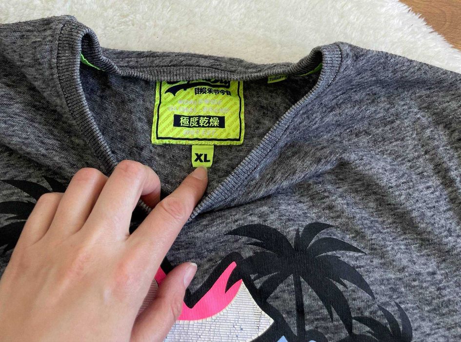 SuperDry koszulka t-shirt xl szara