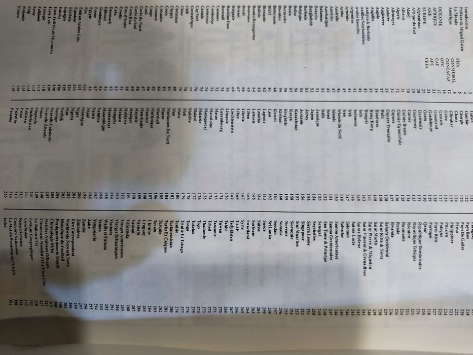 Livro Francês Atlas mondial du football 1995
