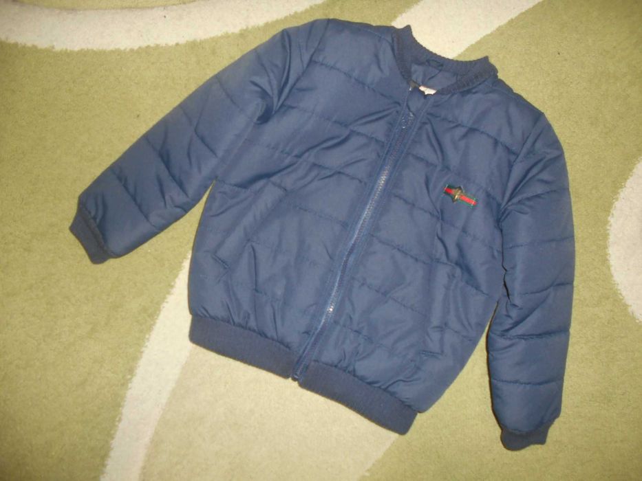 Куртка бомбер евро зима  рост 116