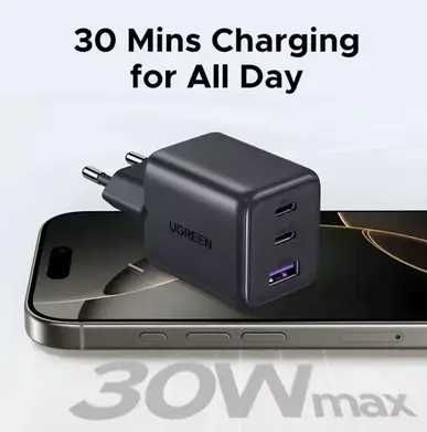 Зарядний пристрій UGREEN Nexode/PRO/30W/65W/100W | зарядное устройство