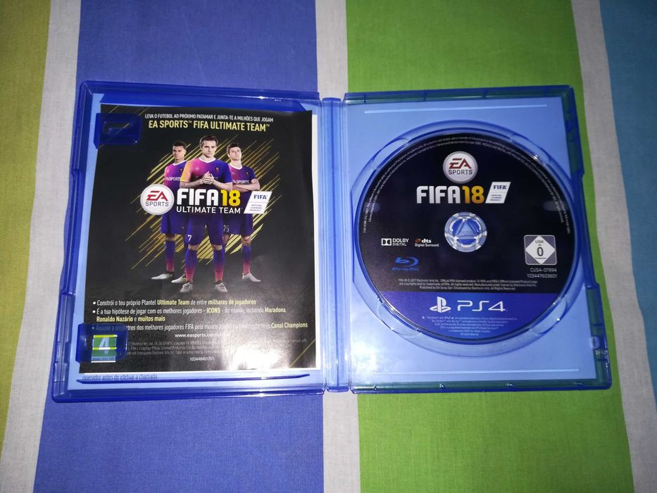 PACK de JOGOS Ps4 - Grand Theft Auto V - Gran Turismo Sport e Fifa 18!