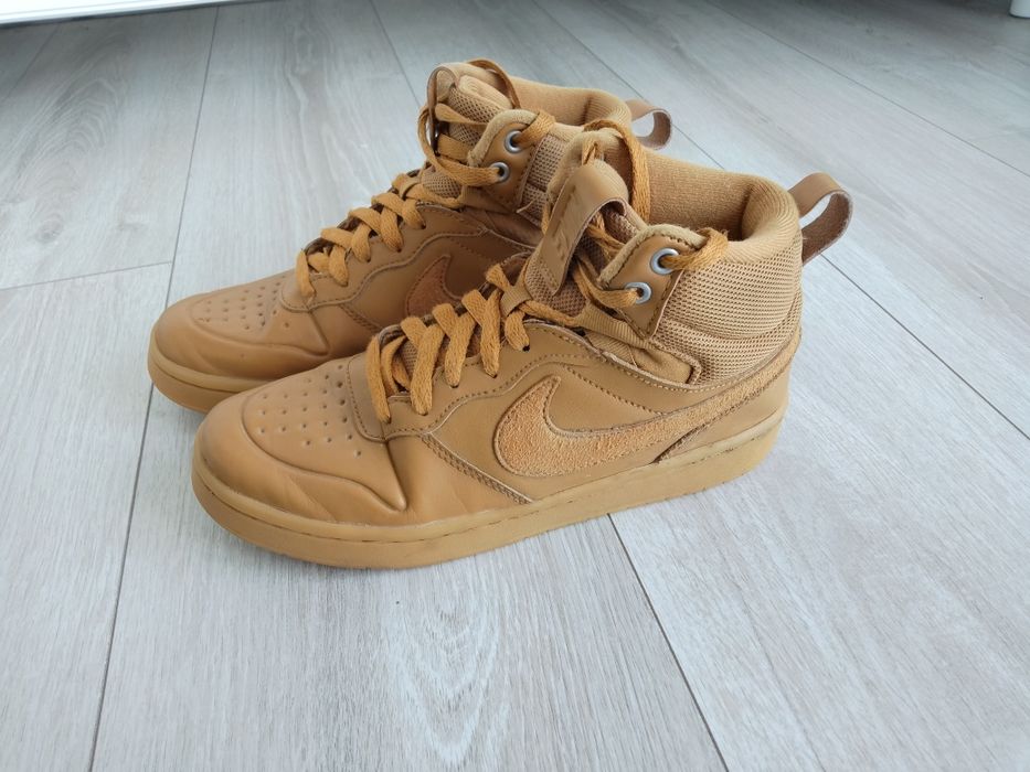 NIKE Court Borough Mid 2 Boot GS buty sportowe wysokie Sneakersy 36,5
