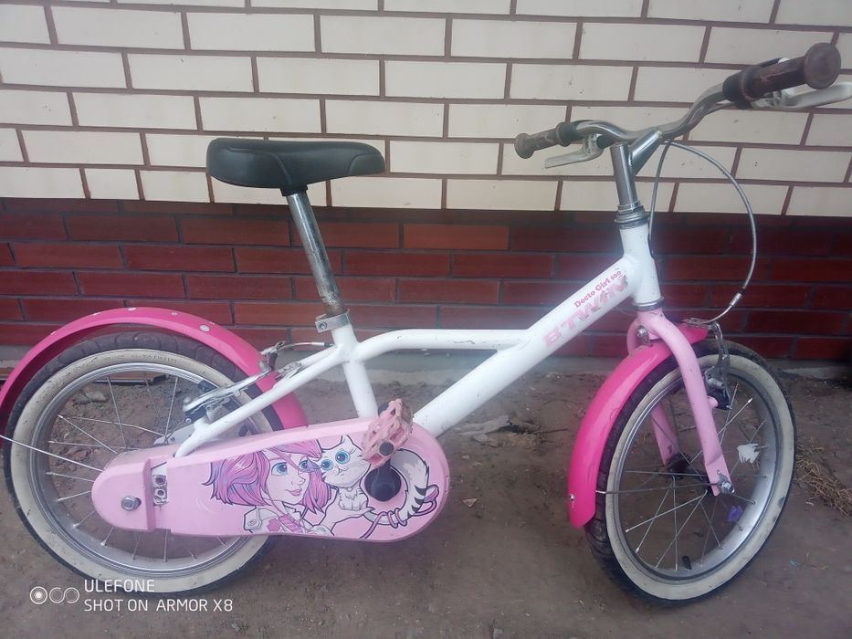 Rower B TWIN Dicto Girl 500 16 cali bardzo lekki idealny do nauki jazd