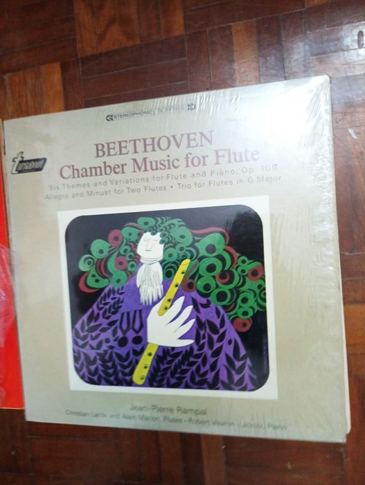 3 discos de vinil 	Mozart; beethoven	Selo:	Turnabout 		Como novos!