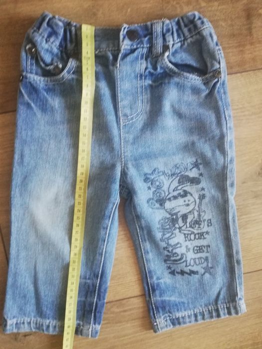 Spodnie jeans chłopięce roz 80
