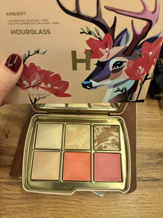 Оригінальна палетка Hourglass Cosmetics наповнення олень кришка олень