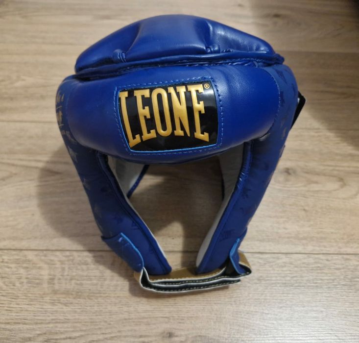 Шолом боксерський LEONE 1947 Headgear Dna блакитний