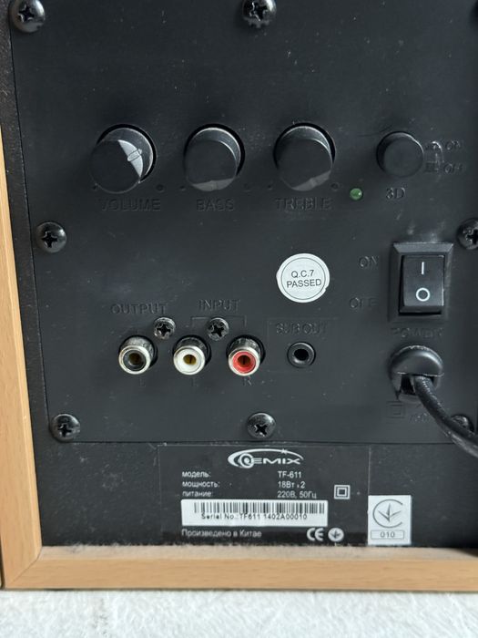 Акустична система TF-611 Cherry GEMIX