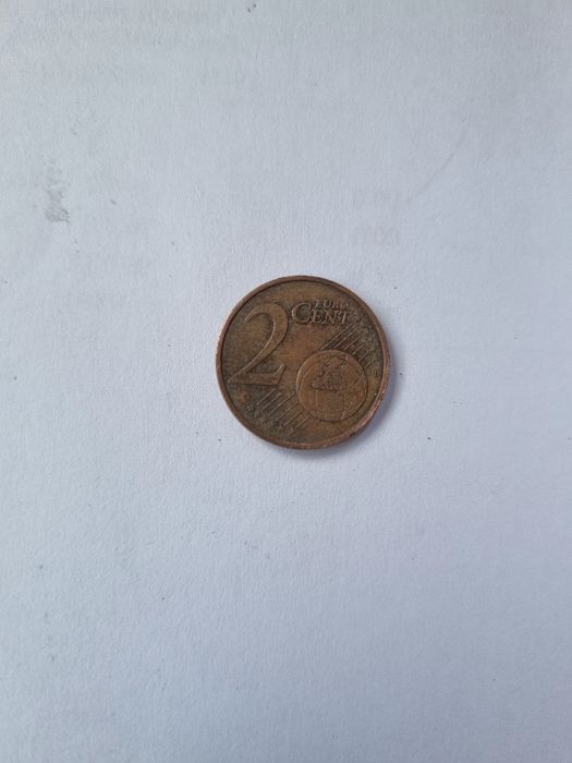 Moeda rara 2 centimos 1999 francesa