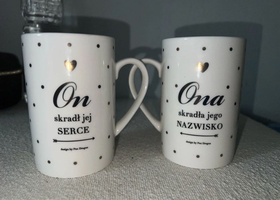 Kubki na ślub prezent nowe