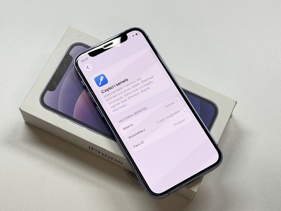 iPhone 12 Mini 64 GB Fioletowy #DDB#Bateria 79% #Apple#