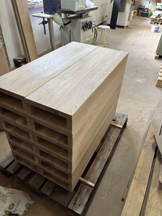 Schody stopnie dębowe