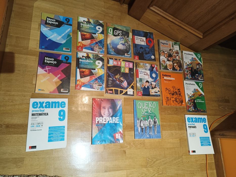 Livros escolares do 9 Ano