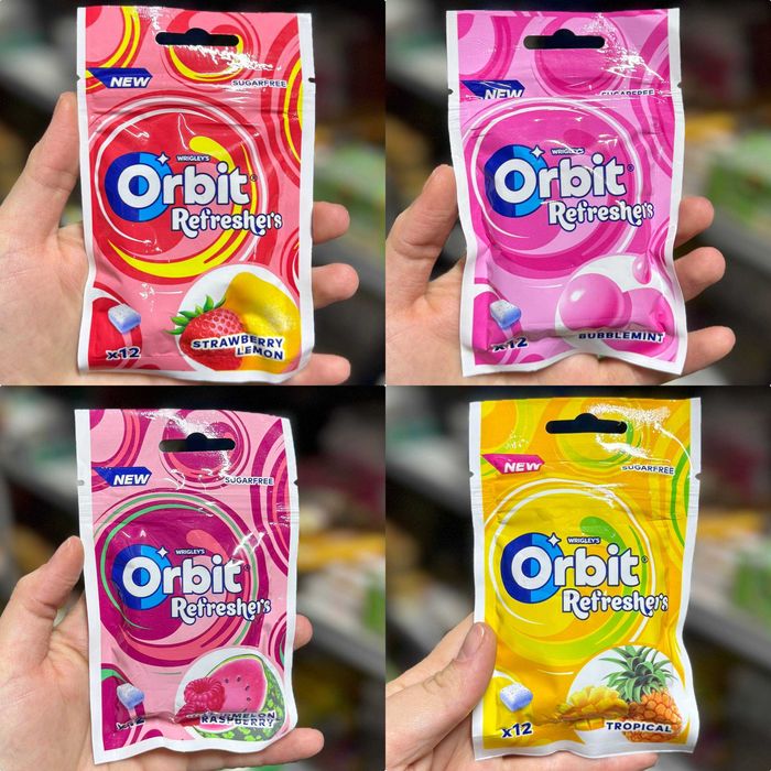 Жуйки Orbit 4 види без цукру 26 г 12 шт.