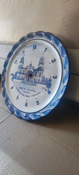 Prato relógio decorativo