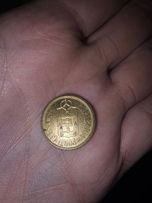 Moeda 5 escudos 1991