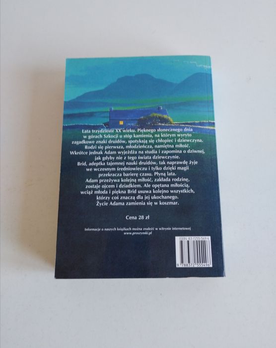 Książka thriller horror na progu ciemności Barbara Erskine miękka okła