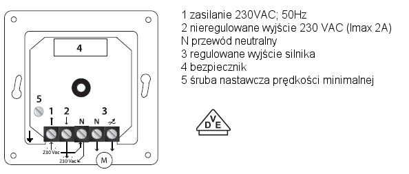 Regulator obrotów wentylatora