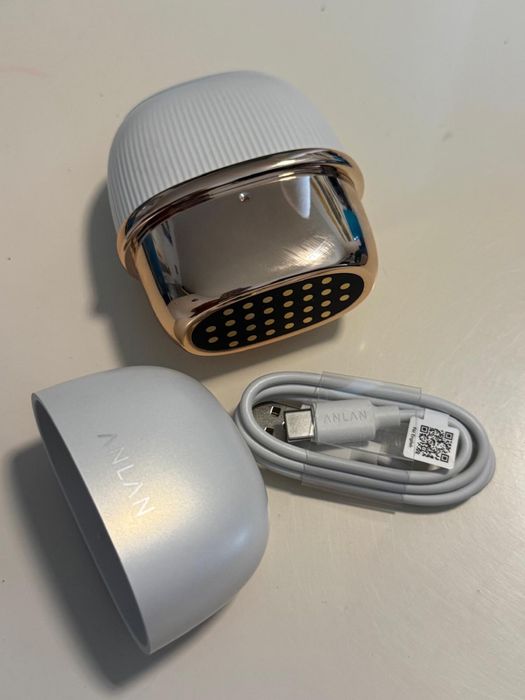 Massajador Facial ANLAN Mini Radiofrequência RF & EMS - NOVO