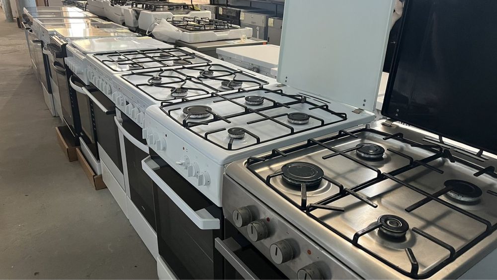 Газова плита із Європи 50-60см білі/нержавійка: 5 999 грн. - Плиты ...