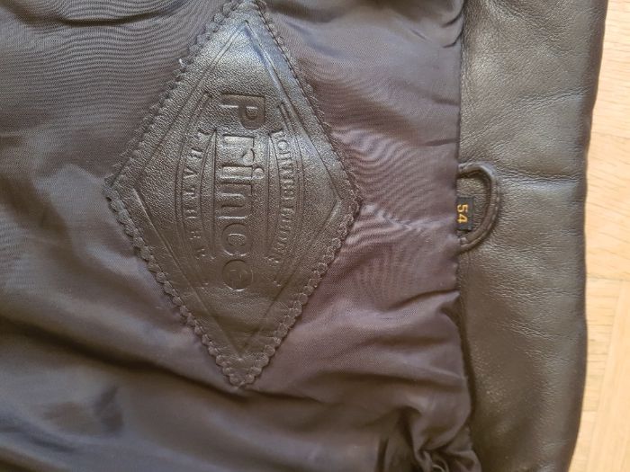 Кожаная мужская жилетка Prince