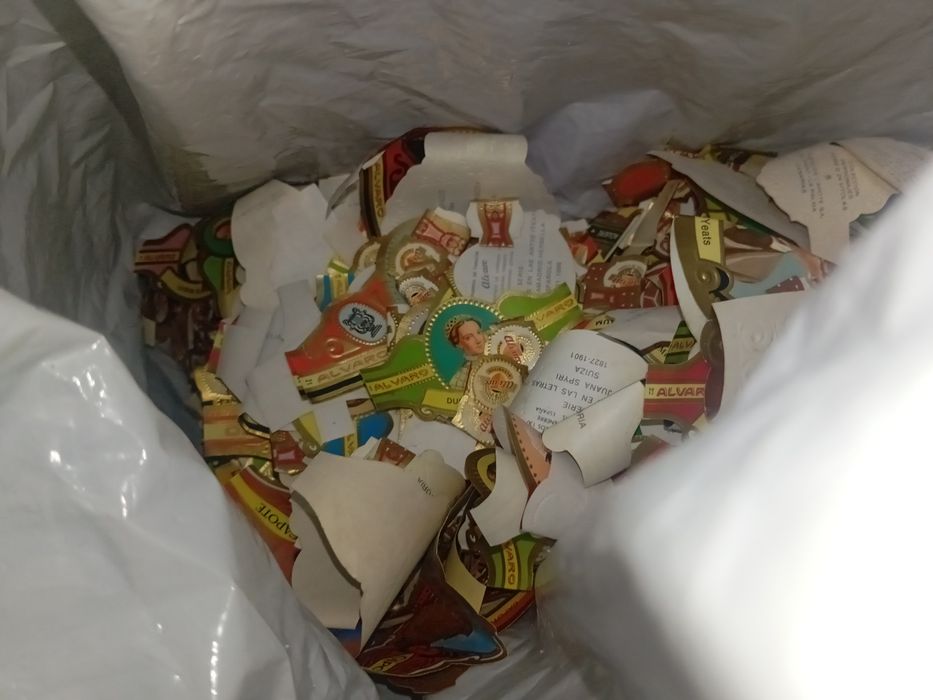 Lote de autocolantes Publicade charutos