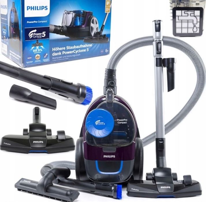 PHILIPS ODKURZACZ Bezworkowy 900W filtr w zestawie FC9333/09 POWERPRO